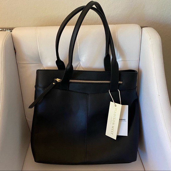 Madison West Handbags - NWT black bag